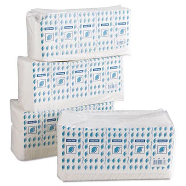 General Supply GEN 1-Ply Cocktail Napkins, White, United General Supply Co, Mfr#: GE100879