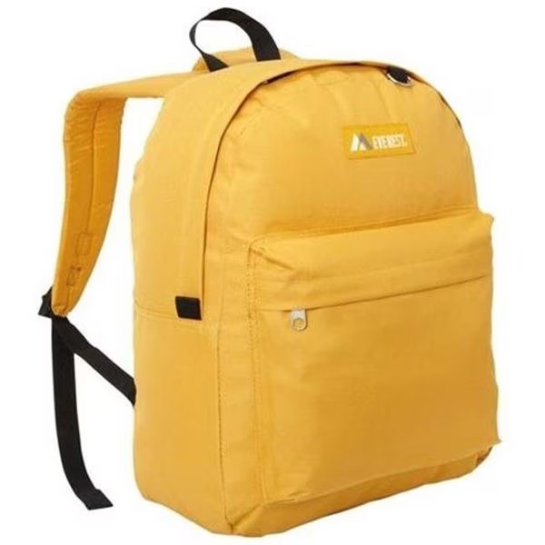 Everest 2045CR-YE Classic Backpack - Yellow, Everest, Mfr#: 2045CR-YE