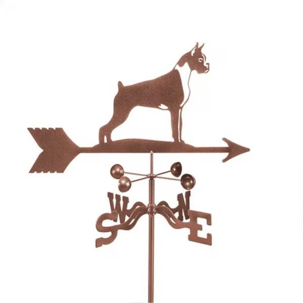 EZ Vane EZ1403-GR Dog Boxer Weathervane with Garden Mount, Ez Vane, Mfr#: EZ1403-GR