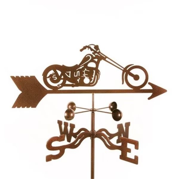 EZ Vane EZ1021-DK Chopper Motorcycle Weathervane with Deck Mount, Ez Vane, Mfr#: EZ1021-DK