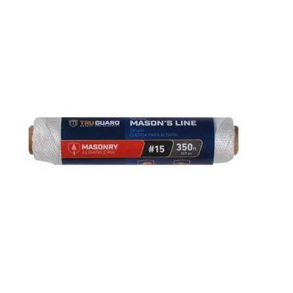 24 in. x 185 ft. Tru Gaurd Nylon Twine, White, Mibro, Mfr#: 231535