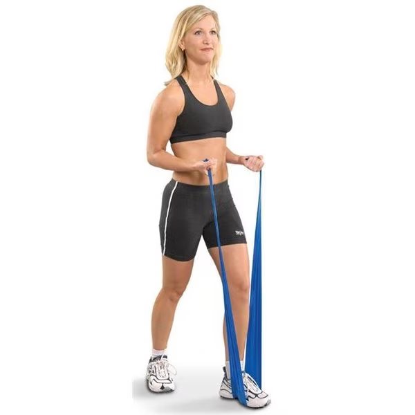 Cando 10-5210 Low Powder Exercise Band - 6 Yards - Tan - XX-Light, Cando International, Mfr#: 1209228