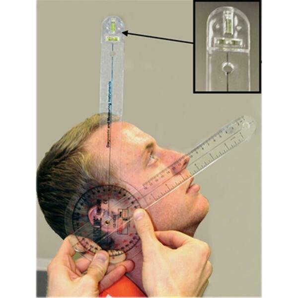 Baseline Plastic Absolute Plus Axis Goniometer- 12 in. Arms, Fabrication Enterprises, Mfr#: 12-1025