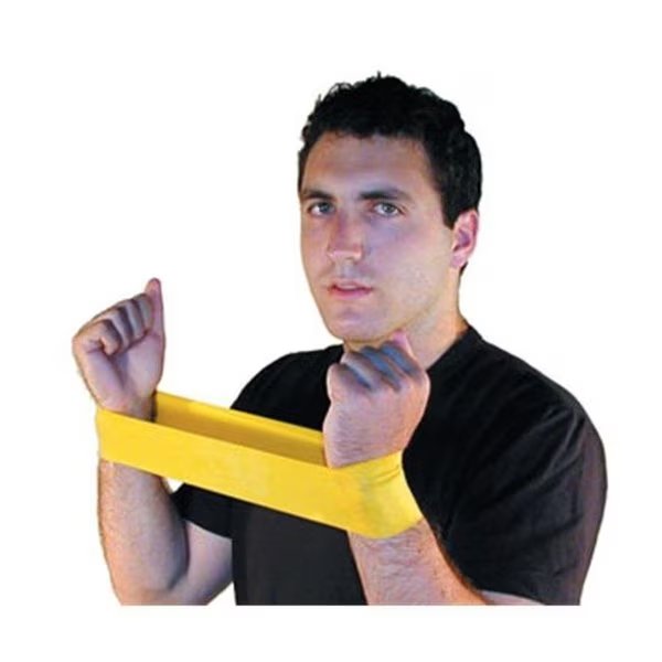 Band Exercise Loop - 10 Inch Long - Yellow - X-Easy, Step-Up Relief, Mfr#: ST22771