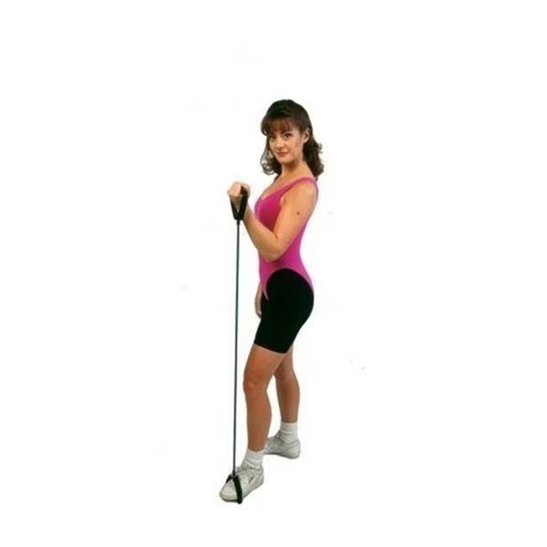 Tubing With Handles Exerciser - 48 Inches - Green - Medium, Step-Up Relief, Mfr#: ST70572