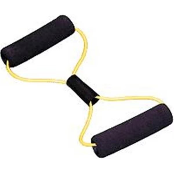 Cando 10-5581 Exercise Tubing BowTie Exerciser - 22 Inch - Yellow - X-Easy, Cando International, Mfr#: 1344733