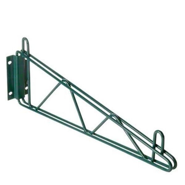 Focus Foodservice FWB24SGN 24 in. single wall brackets  green epoxy, Focus Foodservice, Mfr#: FWB24SGN