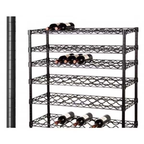 Focus Foodservice FG063BK 63 in. black epoxy post, Focus Foodservice, Mfr#: FG063BK