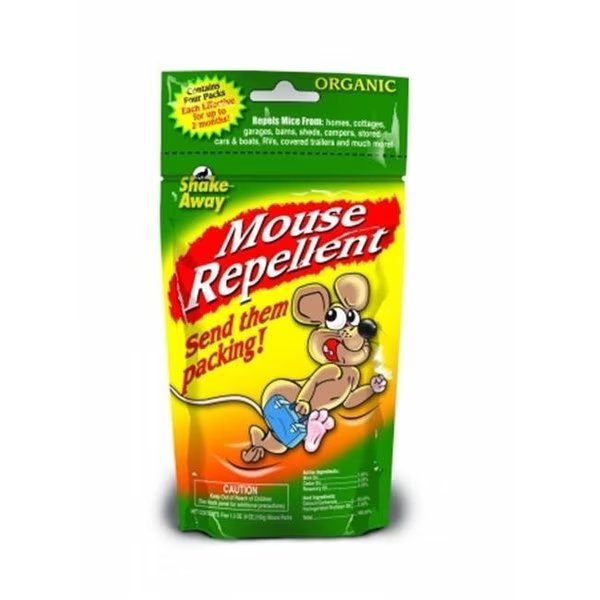 Shake-Away SHAKE4152424 Mouse Repellent Pack 4-1.5oz, Shake Away, Mfr#: SHAKE4152424