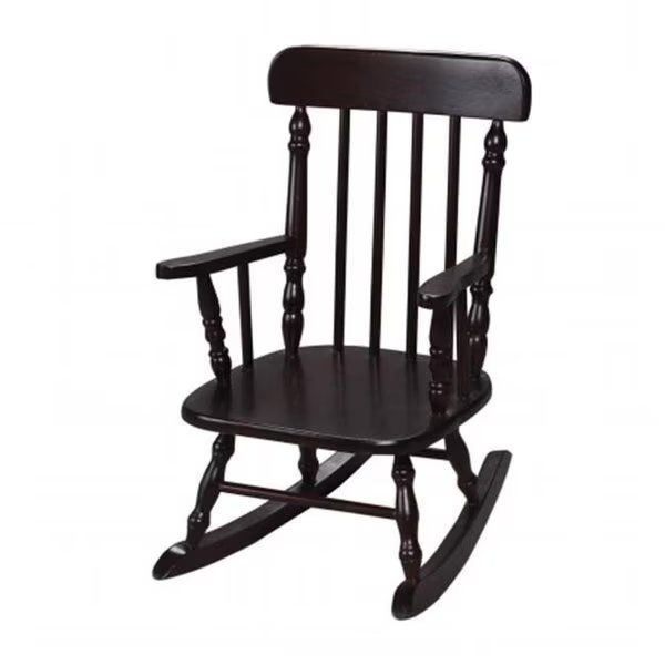 Giftmark 1410E Deluxe Children's Spindle Rocking Chair Espresso, Giftmark, Mfr#: 1410E