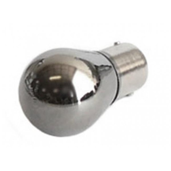 GP-Thunder GP-1157-CR Chrome Silver Red Bulbs Turn Signal Brake, Gp-Thunder, Mfr#: GP-1157-CR