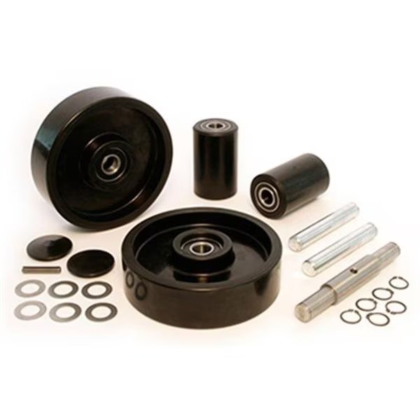 Jet GWK-JTPTX-CK PTX Complete Wheel Kit for Manual Pallet Jack - Black, Jet, Mfr#: GWK-JTPTX-CK