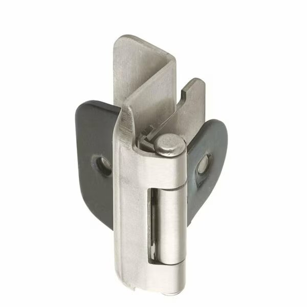 Amerock Double Demountable Hinge 0.5-Inch Overlay, Satin Nickel, Hd, Mfr#: A08704 G10