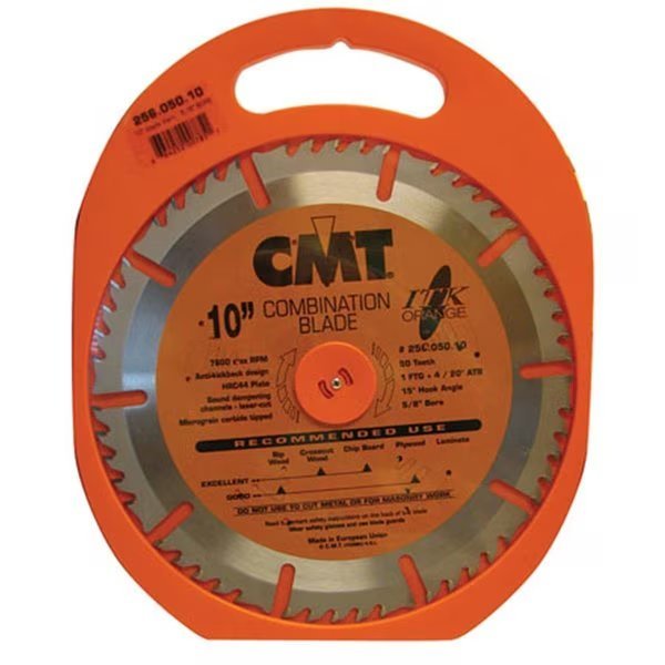 10 In. Combination Blade, Cmt, Mfr#: CM136857