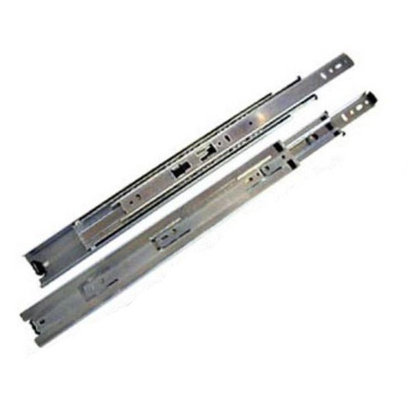 Knape & Vogt 22 In. Full Extension With Overtravel Ball Bearing Slide - Anochrome, Dendesigns, Mfr#: DE2585306