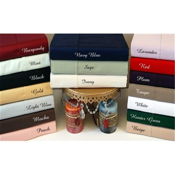 300 Thread Count Cal.King Sheet Set Egyptian Cotton Solid-Navy Blue, Home City, Mfr#: 300CKSH SLNB