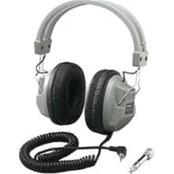 Hamilton Electronics HA7 SchoolMate Deluxe Stere - Mono Headphone with 1 - 8 in. Plug and 1 - 4 in. Adapter, Hamilton Electronics (He) Corporation, Mfr#: HA7