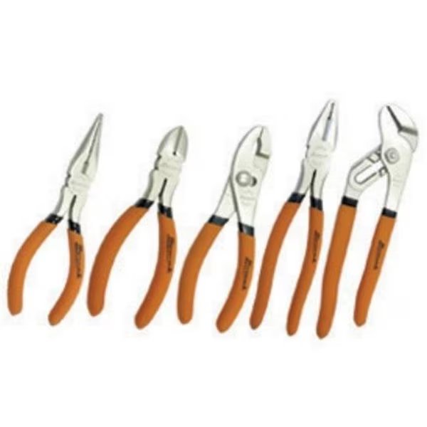 Homak HT06806005 5 Piece Pliers Set, Homak, Mfr#: HT06806005