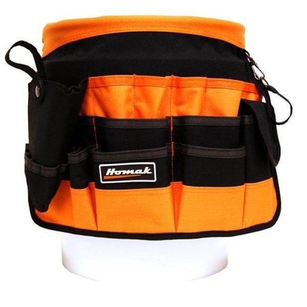 Homak TB00102038 10 Inch Bucket Bag with 38 Pockets, Homak, Mfr#: TB00102038