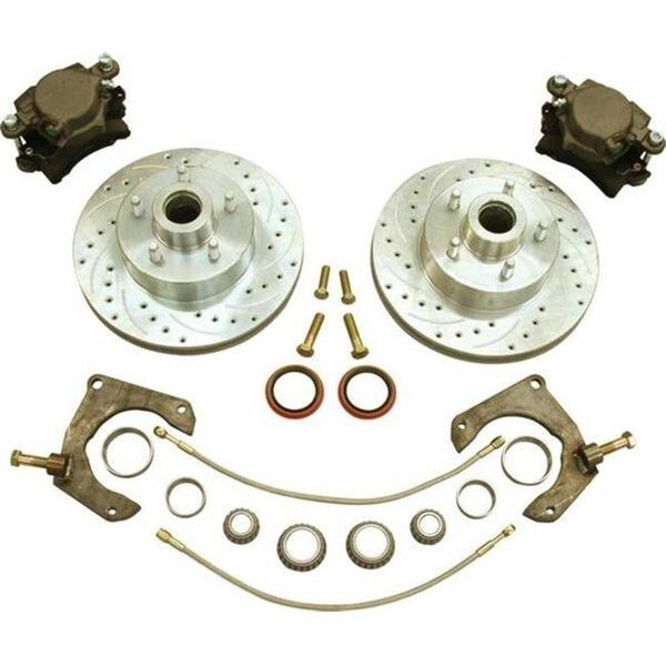Helix Suspension Brakes and Steering 25922 Mustang II 11 inch High Performance Big Brake Conversion Kit Ford Bolt Pattern, Helix Suspension Brakes And Steering, Mfr#: 25922