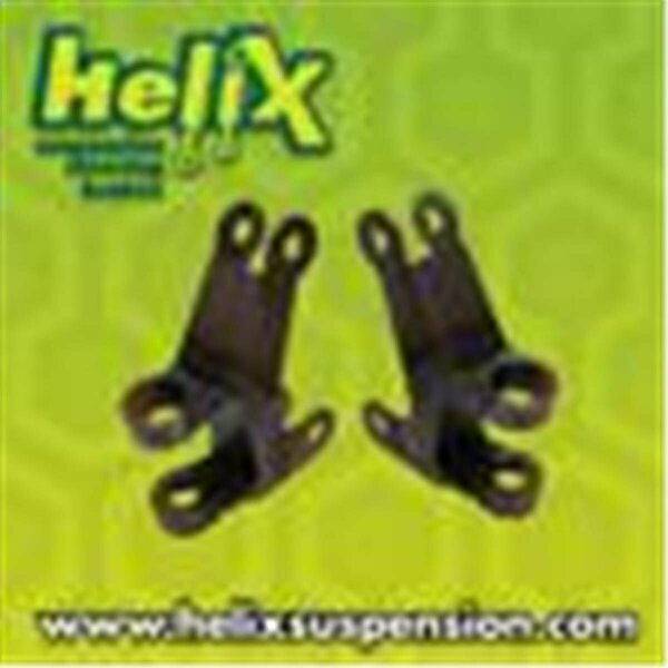 Helix Early Ford 4-Link Batwing Axle Brackets - Pair, Helix Suspension Brakes And Steering, Mfr#: 49864