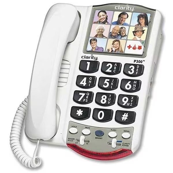 Clarity 76593 Photo Phone P300 Amplified Phone, Clarity, Mfr#: AMER-P300