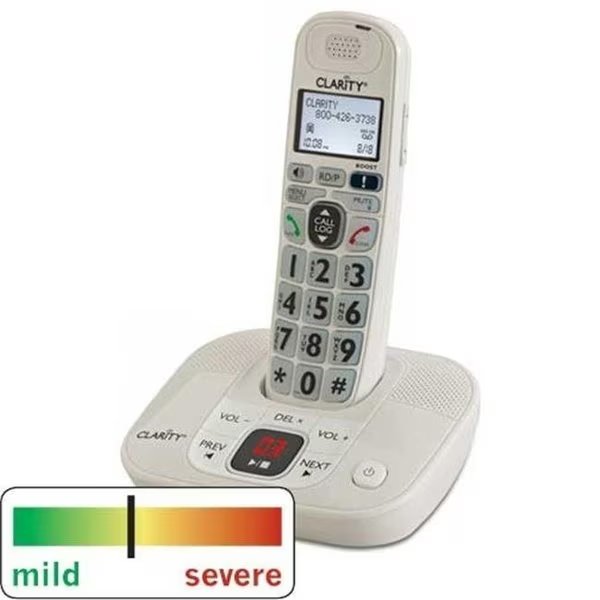 Clarity DECT 6.0 Amplified Cordless Phone with Answering Machine - 1 Year Warranty, Clarity, Mfr#: CL-D714