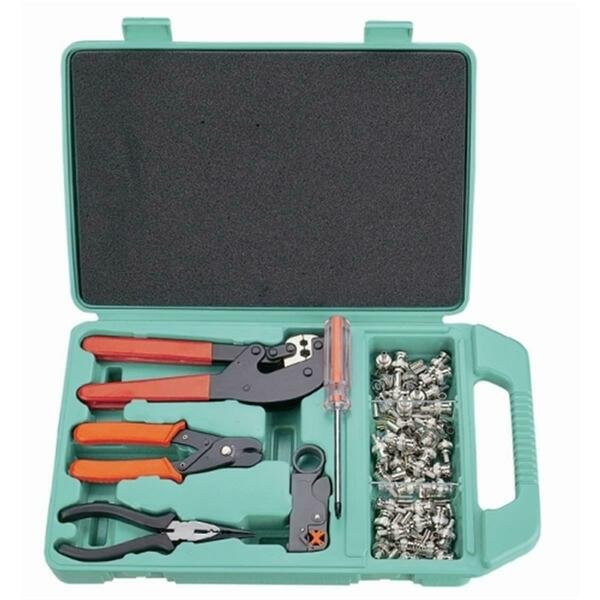 14 pcs Tools Kit with BNC - Green Case, Homevision Technology, Mfr#: HV330AT