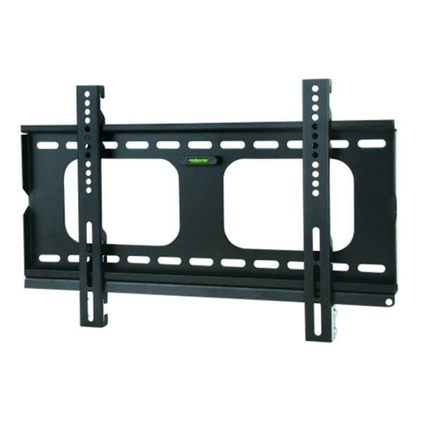 23 in 37 in. Low-Profile- Fixed Wall Mount - Black, Tygerclaw, Mfr#: LCD1006BLK