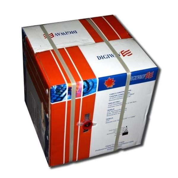 Homevision Technology RG59211000B TygerWire 1000-Ft RG59 Coaxial Cable with 60 percent Braid- Black, Homevision Technology, Mfr#: RG59211000B