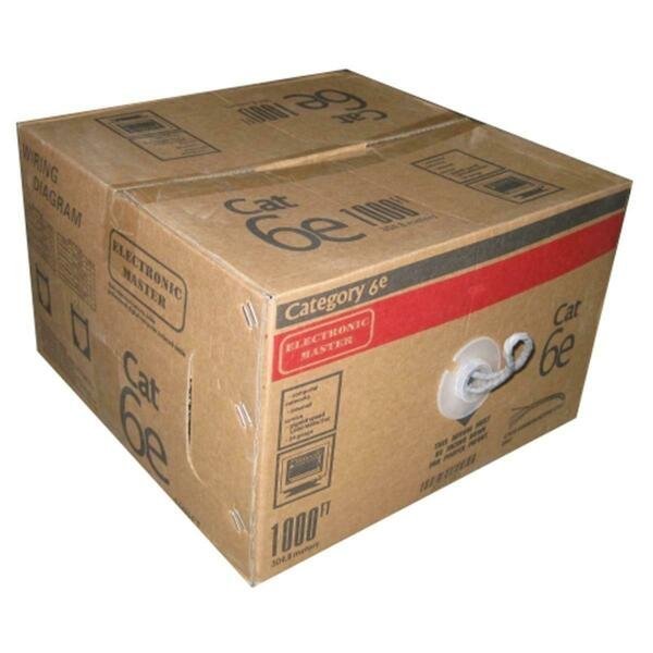 Electronic Master 1000-Ft UTP Cat6 Network Cable- White, Homevision Technology, Mfr#: CAT6211000W