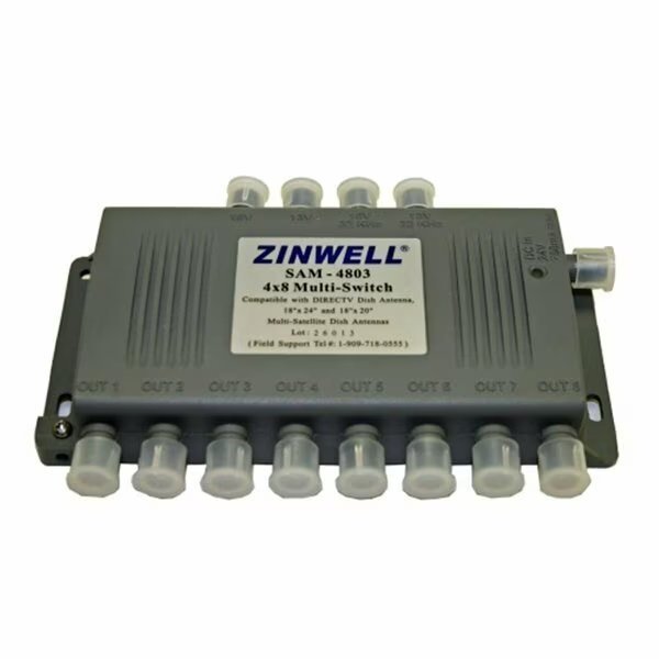 4 in 8 out Multiswith Zinwell Sam-4803, Homevision Technology, Mfr#: DGSSAM4803