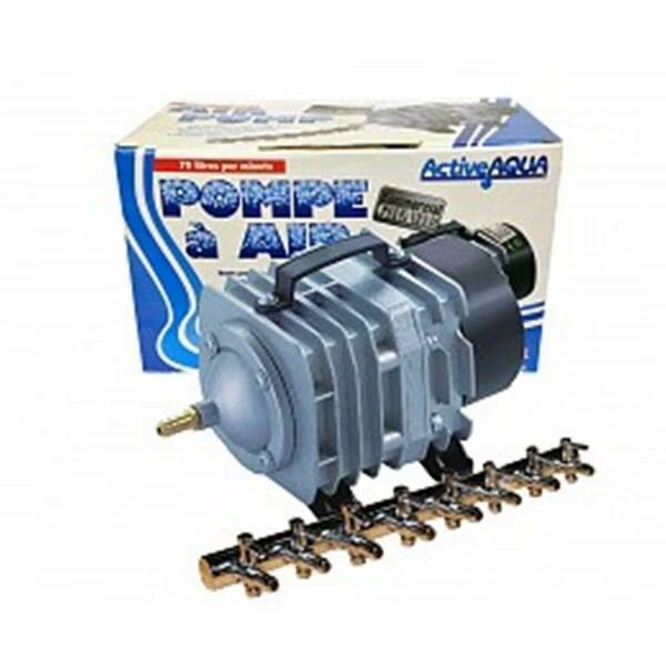 Commercial Air Pump 8 Outlets- 70 Lpm, Hydrofarm, Mfr#: AAPA70L