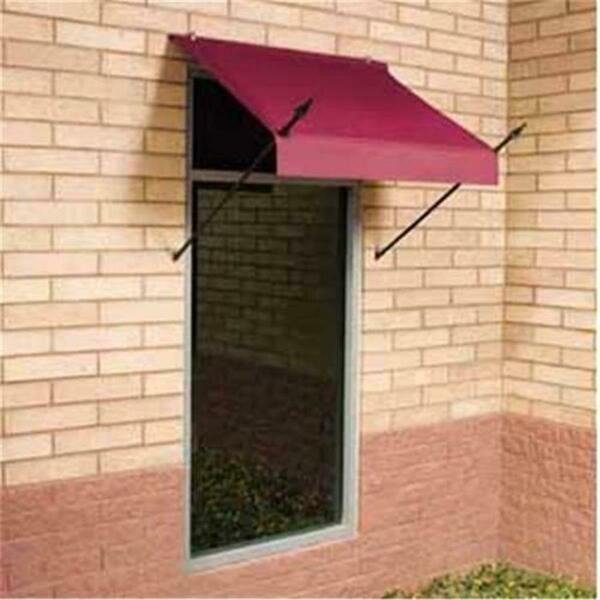 Modern Designer Awning Burgundy 4 Ft., Idmworldwide, Mfr#: 3020766