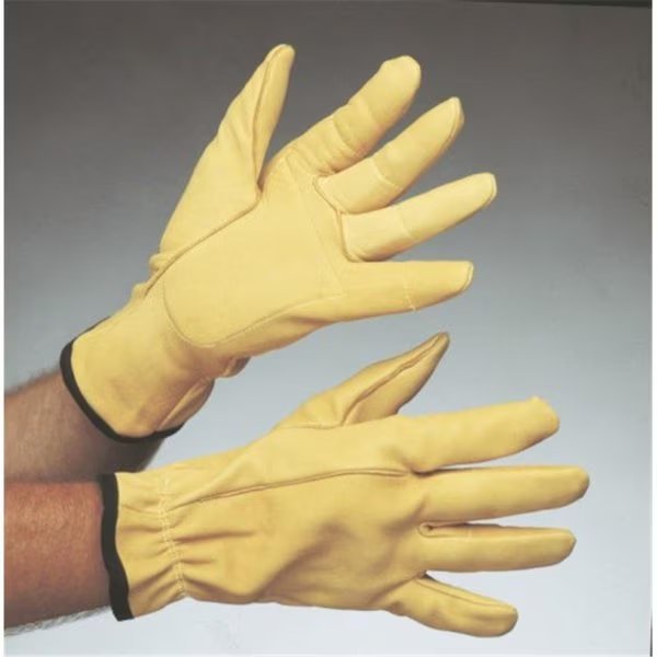 Anti-Vibration Leather Air Glove - Large, Tooltime, Mfr#: TO758375