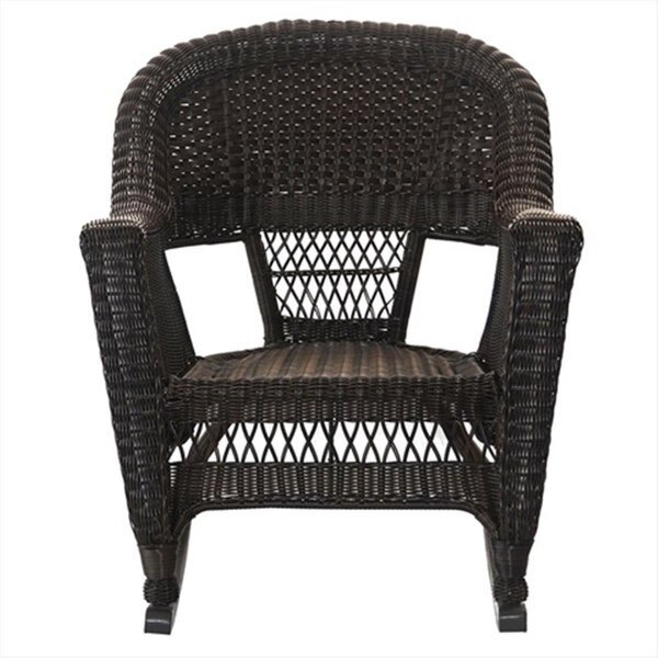 W00201R-A-2 Espresso Rocker Wicker Chair - Set 2, Propation, Mfr#: PR330407