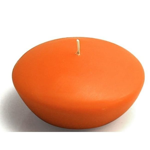 Zest Candle CFZ-050 3 in. Orange Floating Candles -12pc-Box, Zest Candle, Mfr#: CFZ-050