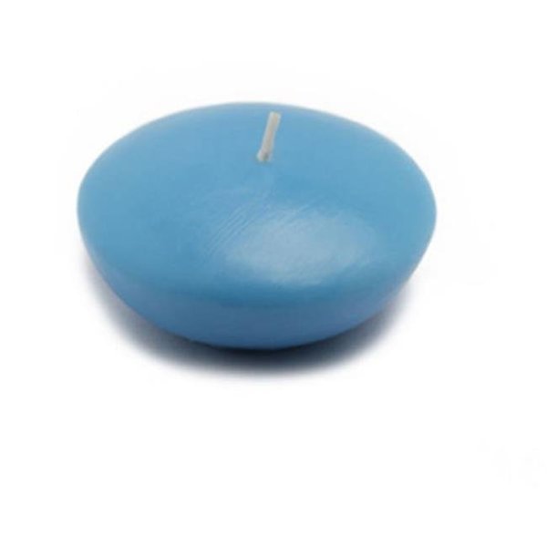 Zest Candle CFZ-056 3 in. Turquoise Floating Candles -12pc-Box, Zest Candle, Mfr#: CFZ-056