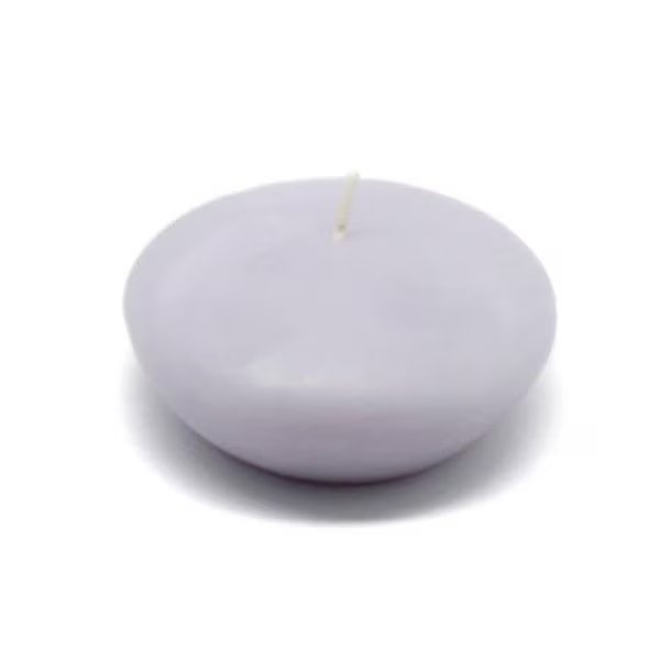 Zest Candle CFZ-061 3 in. Lavender Floating Candles -12pc-Box, Zest Candle, Mfr#: CFZ-061