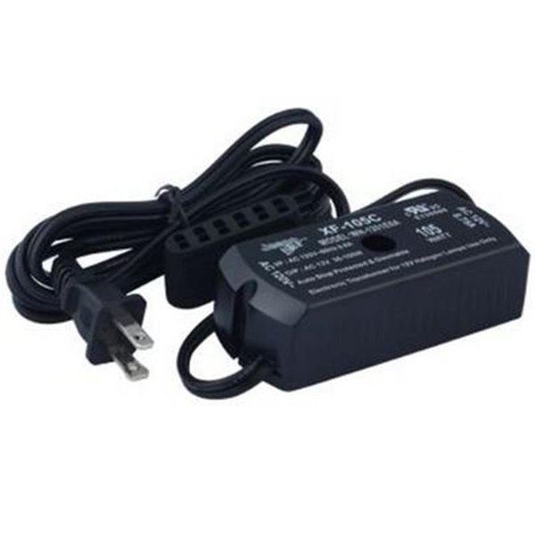 Lighting 12V AC Plug & Play Electronic Transformer, Black Finish, Jesco, Mfr#: JE308122