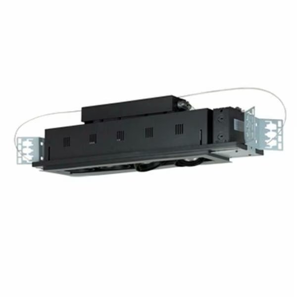 4 - Light Double Gimbal Linear Recessed Line Voltage Fixture., Jesco Lighting Group, Mfr#: MGP20-4SB