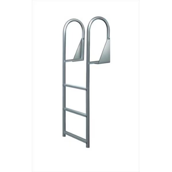 JIF Marine DJW3 3 Step Anodized Aluminum Swinging Dock Ladder, Jif Marine, Mfr#: DJW3
