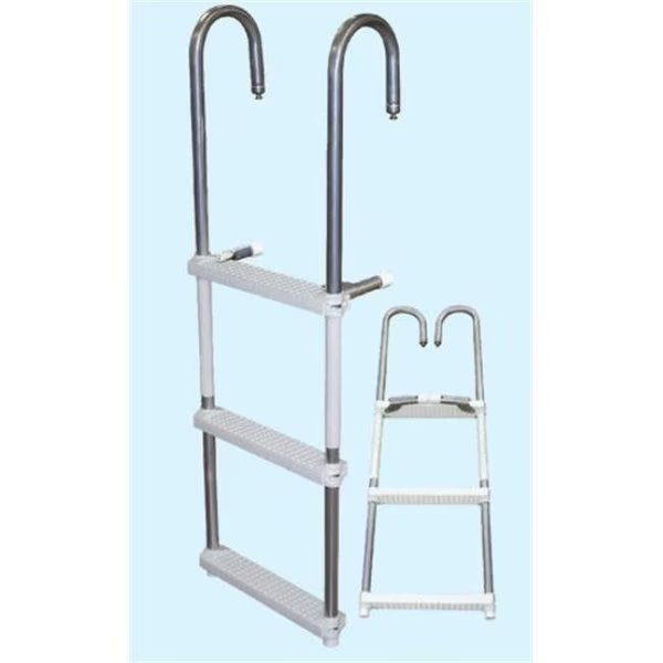 JIF Marine DMM3 3 Step Pontoon Swim Ladder, Jif Marine, Mfr#: DMM3
