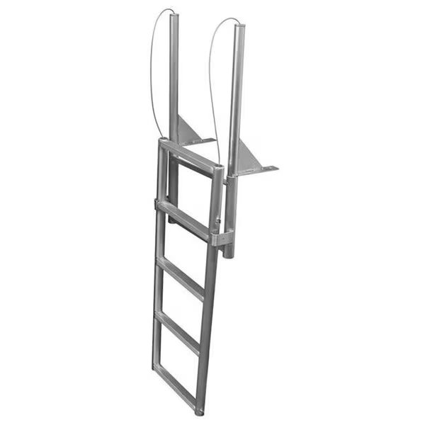 JIF MARINE EFL6 6-Step Floating Dock Lift Ladder Anodized Aluminum, Jif Marine, Mfr#: EFL6