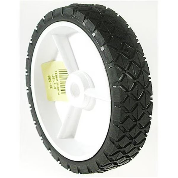 Maxpower Precision Parts 6in. x 1.50in. Plastic Lawn Mower  Wheel  335060, Maxpower Precision Parts, Mfr#: 335060