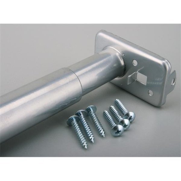 John Sterling Corporation 30in. To 48in. Platinum Adjustable Closet Rod  RP0022-30-4, John Sterling Corporation, Mfr#: RP0022-30/48