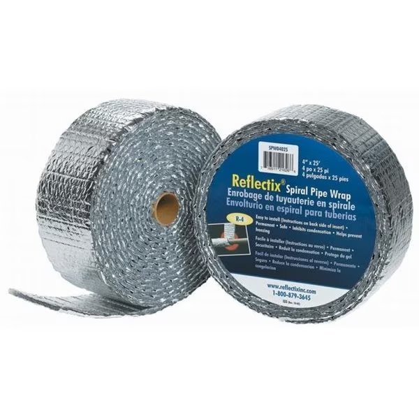 Reflectix 4in. X 25ft. Spiral Pipe Wrap  SPW0402512, Reflectix, Mfr#: SPW0402512