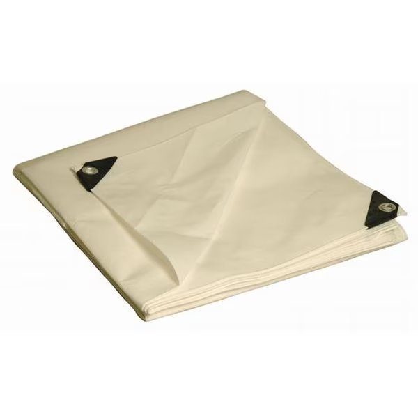 Foremost Tarp 8ft. X 10ft. White Heavy Duty Tarp  30810, Foremost Tarp, Mfr#: 30810