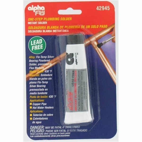 Flo-Temp Lead-Free Instant Plumbing Solder AM429, Fry Technologies Cookson Elect, Mfr#: AM42945