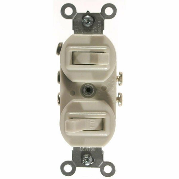 White Commercial Grade 3-Way AC Combination Switch Toggle, Ezgeneration, Mfr#: EZ334967
